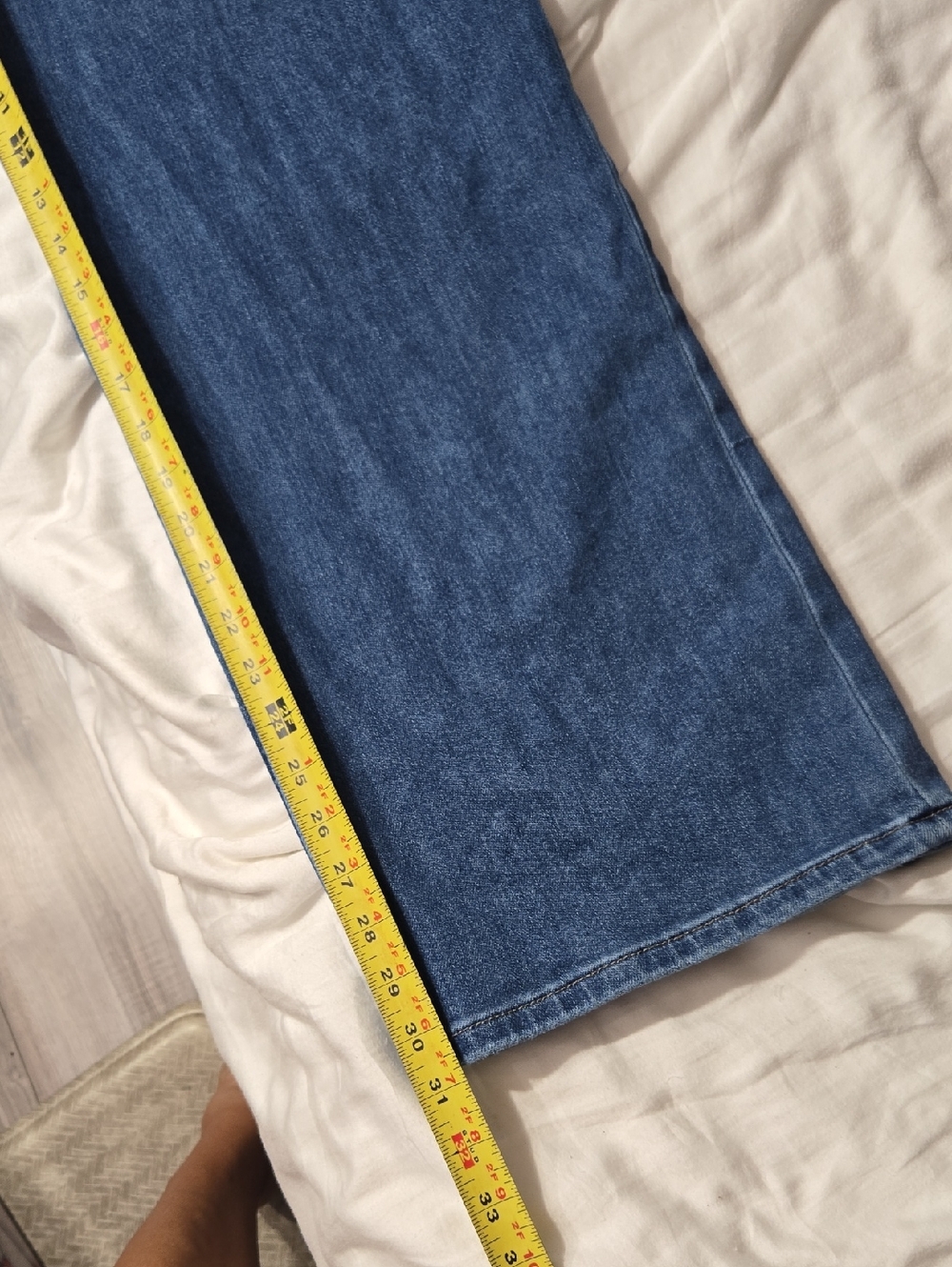 Flying Monkey High Waisted Wide Leg Jeans Sz 28 - Picture 10 of 10